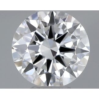 0.38 Carat Round D VS1 EX GIA Natural Diamond