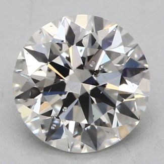 0.41 Carat Round F SI2 EX GIA Natural Diamond