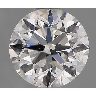 1.00 Carat Round F SI1 VG EX GIA Natural Diamond