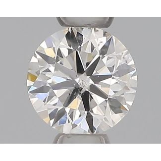 0.30 Carat Round H SI1 VG EX GIA Natural Diamond