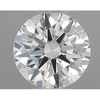 0.22 Carat Round F VVS1 EX GIA Natural Diamond