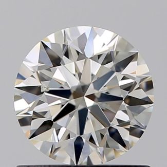 0.75 Carat Round J SI2 EX GIA Natural Diamond