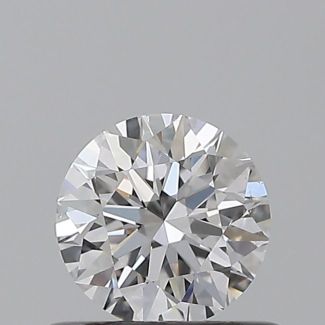 0.5 Carat Round D VS2 EX GIA Natural Diamond