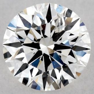 0.6 Carat Round F SI1 EX VG GIA Natural Diamond