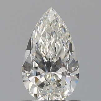 0.76 Carat Pear G IF - EX IGI Natural Diamond