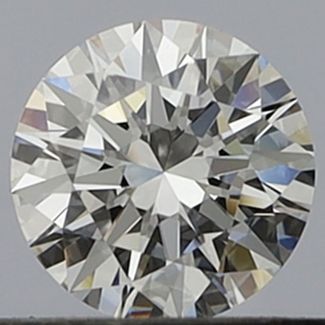 0.34 Carat Round E VVS2 EX GIA Natural Diamond