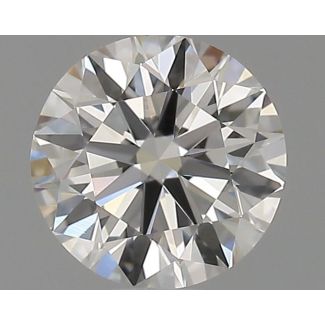 0.5 Carat Round F VVS2 EX GD GIA Natural Diamond