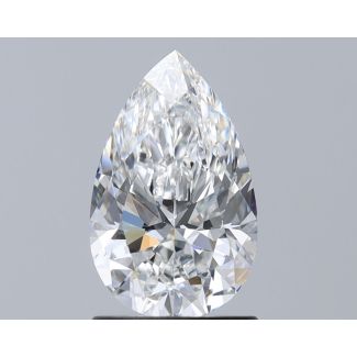 1.35 Carat Pear F VS1 - EX GIA Natural Diamond