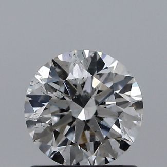 0.80 Carat Round E SI2 EX VG GIA Natural Diamond