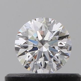 0.32 Carat Round D VVS2 EX GIA Natural Diamond