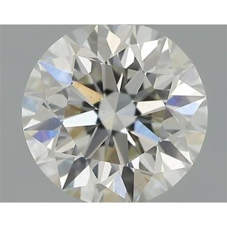 0.40 Carat Round G SI1 EX IGI Natural Diamond