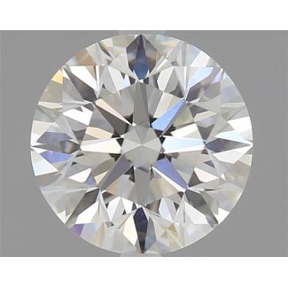 0.90 Carat Round H VS2 EX GIA Natural Diamond