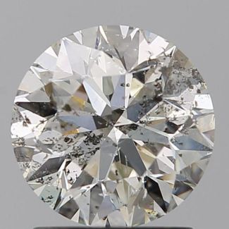 1.33 Carat Round I SI2 VG EX HRD Natural Diamond