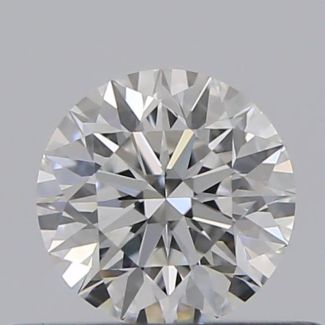 0.35 Carat Round F VVS1 EX GIA Natural Diamond