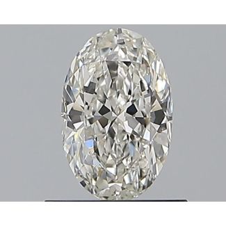 0.7 Carat Oval H VS1 - EX GD GIA Natural Diamond