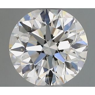 0.85 Carat Round H VS1 EX VG GIA Natural Diamond