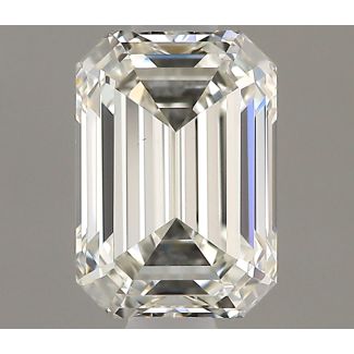 0.52 Carat Emerald I VS1 - EX GIA Natural Diamond