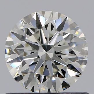 0.62 Carat Round I VS1 EX GIA Natural Diamond