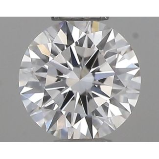 0.31 Carat Round F VVS1 EX IGI Natural Diamond