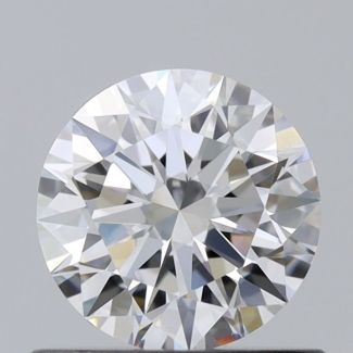 0.54 Carat Round E VVS1 EX GIA Natural Diamond