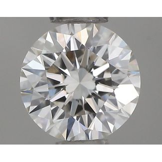 0.41 Carat Round F VS2 EX VG GIA Natural Diamond