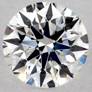 0.6 Carat Round E VVS2 EX GIA Natural Diamond