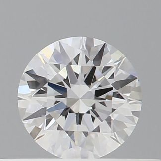 0.35 Carat Round D VVS1 EX GIA Natural Diamond