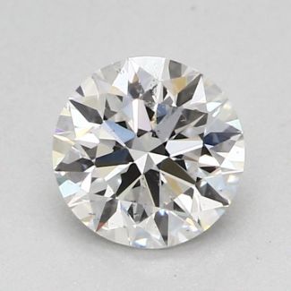 0.35 Carat Round E SI1 EX GIA Natural Diamond