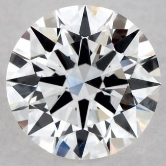 0.5 Carat Round E SI1 EX GIA Natural Diamond