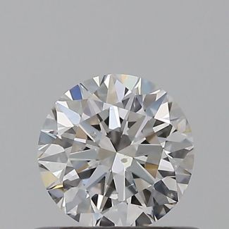 0.5 Carat Round G SI2 EX GIA Natural Diamond