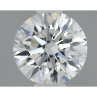 0.35 Carat Round F VS1 EX GIA Natural Diamond