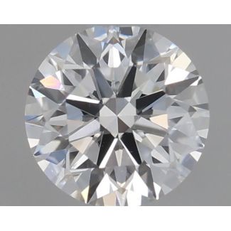 0.37 Carat Round D SI1 EX GIA Natural Diamond