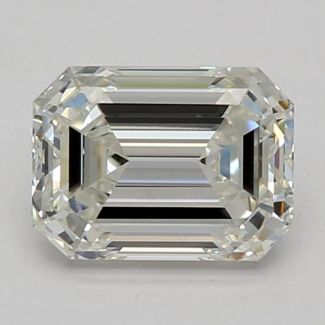 0.71 Carat Emerald H VS2 - EX VG GIA Natural Diamond