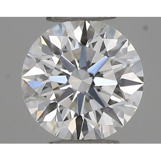 0.24 Carat Round E VVS1 EX VG GIA Natural Diamond