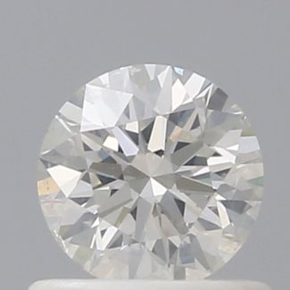 0.60 Carat Round H SI2 EX IGI Natural Diamond