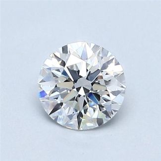 0.6 Carat Round D VVS1 EX GIA Natural Diamond