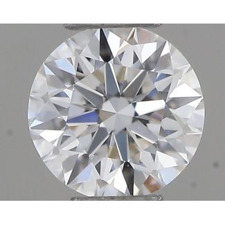 0.23 Carat Round F VS1 EX GIA Natural Diamond