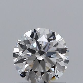 0.70 Carat Round D VS2 EX VG GIA Natural Diamond