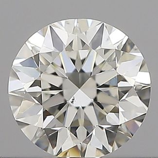 0.5 Carat Round H VS2 VG EX IGI Natural Diamond