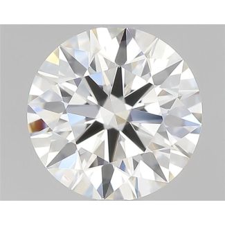 0.6 Carat Round H VS1 EX GIA Natural Diamond