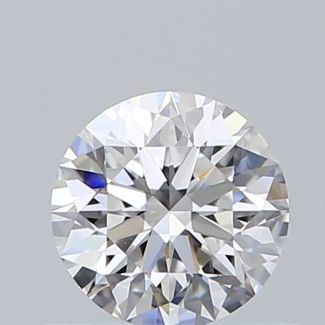 0.5 Carat Round D VVS2 EX VG GIA Natural Diamond