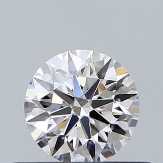 0.42 Carat Round G IF EX VG GIA Natural Diamond