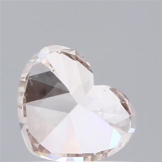 0.83 Carat Heart Fancy Pinkish Brown SI2 - EX VG GIA Natural Diamond