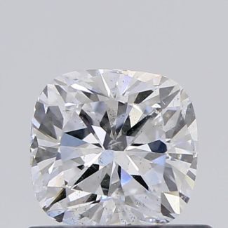 0.53 Carat Cushion D SI1 - EX VG GIA Natural Diamond