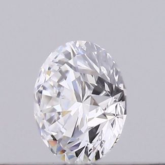 0.17 Carat Round D VVS2 EX GIA Natural Diamond