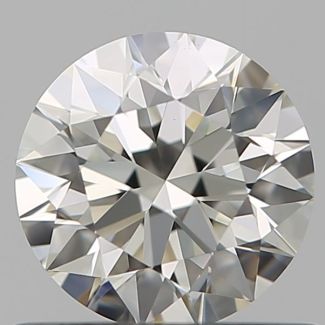 0.61 Carat Round J VS1 EX GIA Natural Diamond