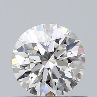 0.53 Carat Round G VS1 EX GIA Natural Diamond