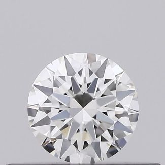 0.23 Carat Round H VS2 EX GIA Natural Diamond