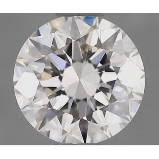 0.50 Carat Round H VS2 EX GIA Natural Diamond