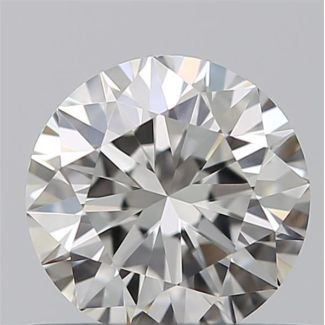 0.54 Carat Round H VS1 EX GIA Natural Diamond